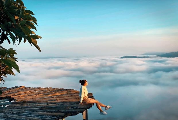 Top 10 địa điểm săn mây Đà Lạt - Cầu Gỗ Săn Mây 